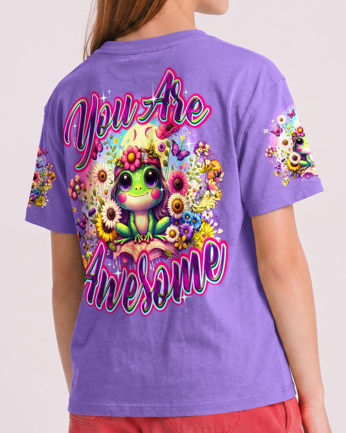 YOU ARE AWESOME FROG KIDS ALL OVER PRINT - TY1912232