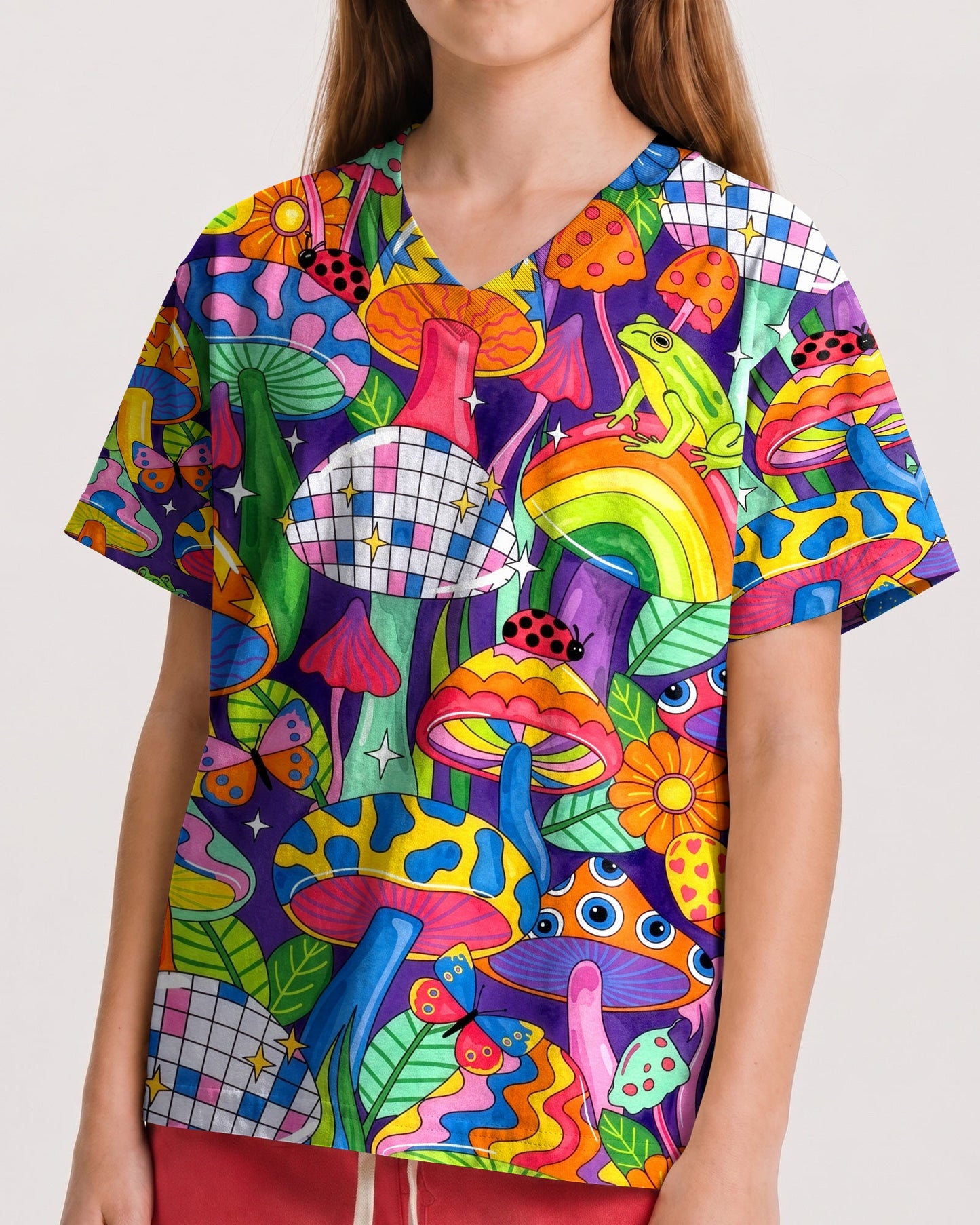 GROOVY MUSHROOM DISCO PARTY ALL OVER PRINT - RITD0906262
