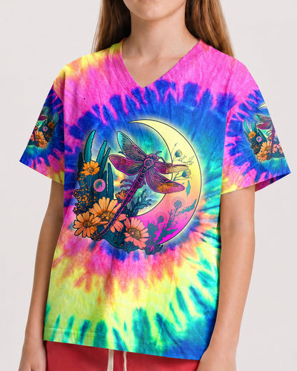 STAY WILD MOON CHILD DRAGONFLY TIE DYE KIDS ALL OVER PRINT - TLNO1812235