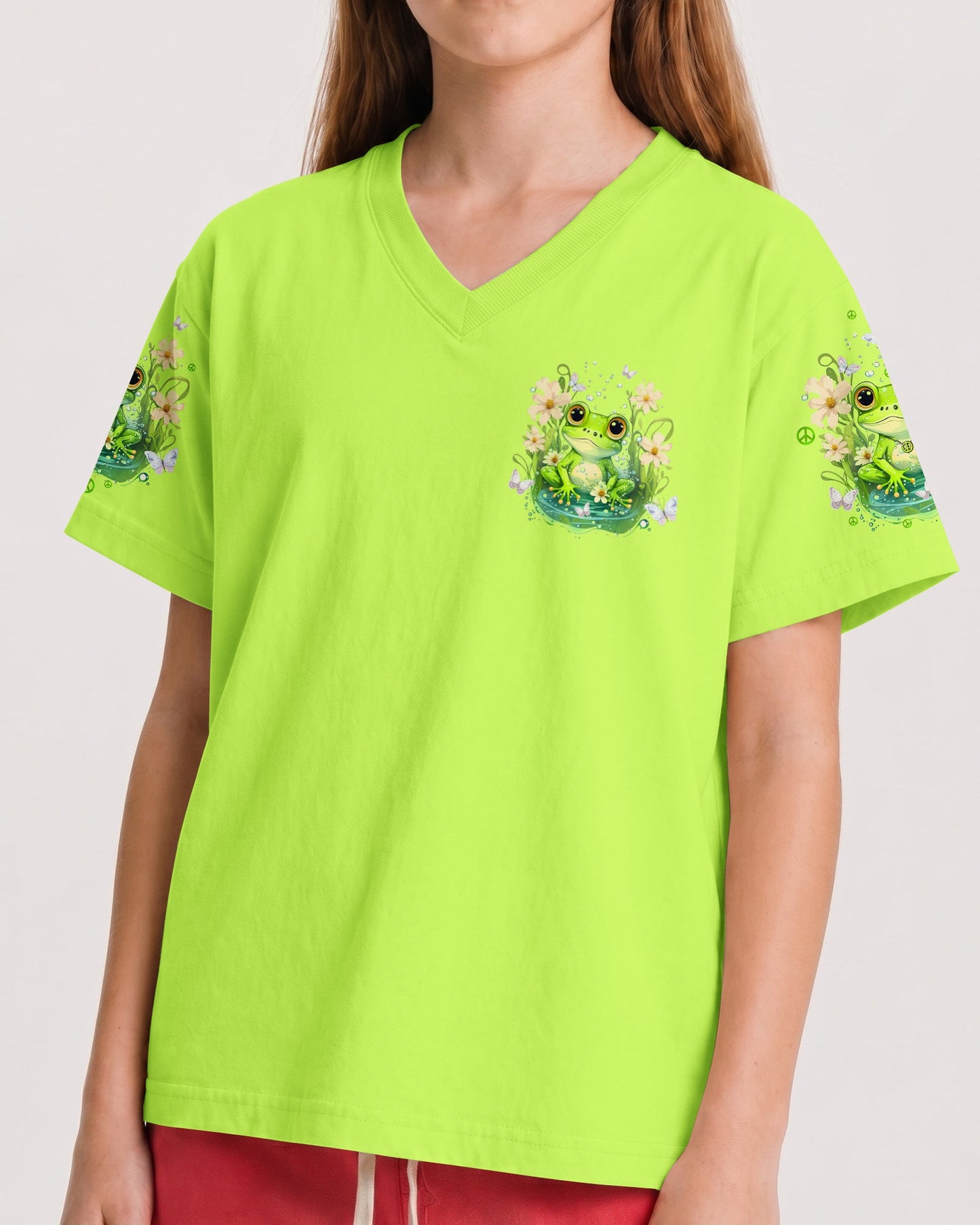 BE YOU THE WORLD WILL ADJUST FROG KIDS ALL OVER PRINT - TLTW1512234