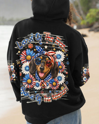 LAND OF THE FREE DACHSHUND DOG ALL OVER PRINT - TLHG1905261