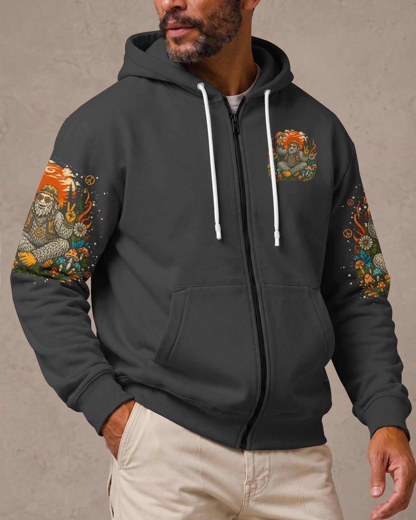 OLD HIPPIES BIGFOOT RETRO ALL OVER PRINT  - TLNO0506262