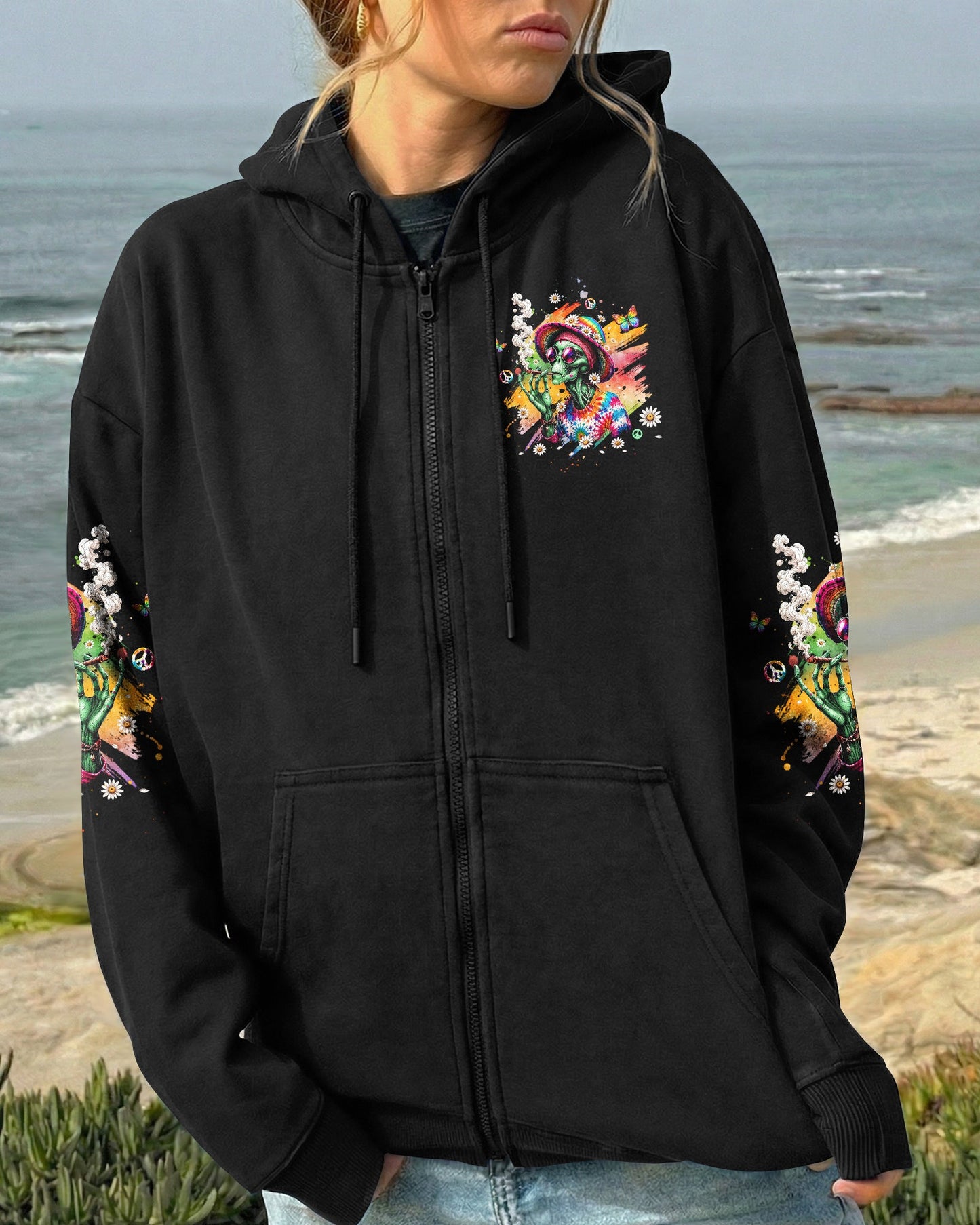 OLD HIPPIES ALIEN ALL OVER PRINT - TLHG0206263