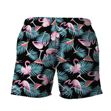 Load image into Gallery viewer, Martini Flamingo Hawaiian Button Shirt
