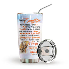 Load image into Gallery viewer, Elephant Mom To Daughter Personalized Tumbler
