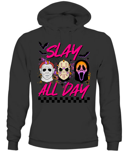 Halloween Slay All Day Graphic Apparel