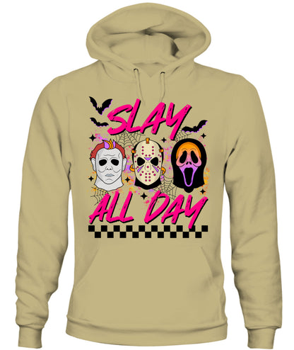 Halloween Slay All Day Graphic Apparel
