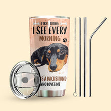 Load image into Gallery viewer, Wiggle Dachshund At Home Tumbler
