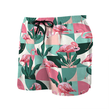 Pink Flamingo Hawaiian Button Shirt