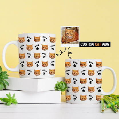 Cat Faces Personalized Mug