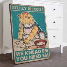 Load image into Gallery viewer, Kittzy Biscuits Canvas With Frame
