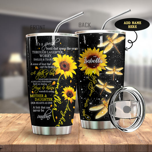 Dragonfly Mother Personalized Tumbler