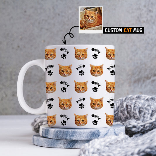Cat Faces Personalized Mug