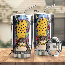 Load image into Gallery viewer, The High Priestess Crocs Cat Custom Tumbler
