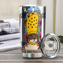 Load image into Gallery viewer, The High Priestess Crocs Cat Custom Tumbler
