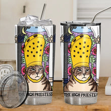 Load image into Gallery viewer, The High Priestess Crocs Cat Custom Tumbler
