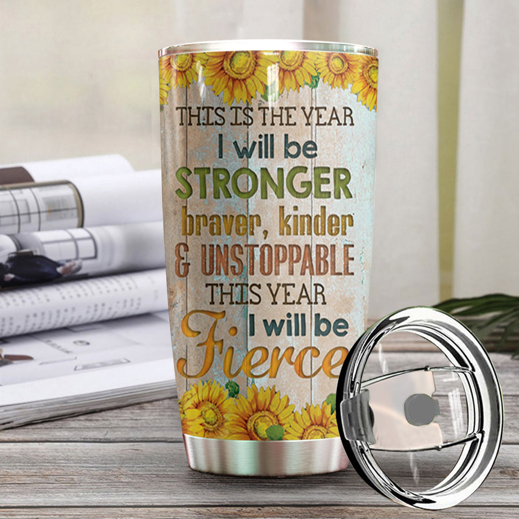 Sloth This Is A New Year Personalized Tumbler
