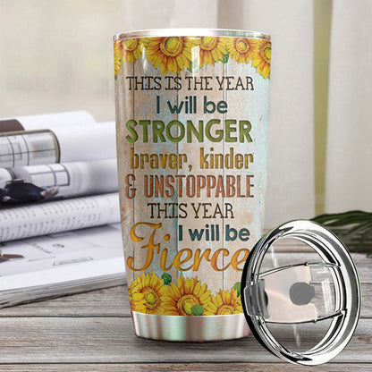 Sloth This Is A New Year Personalized Tumbler
