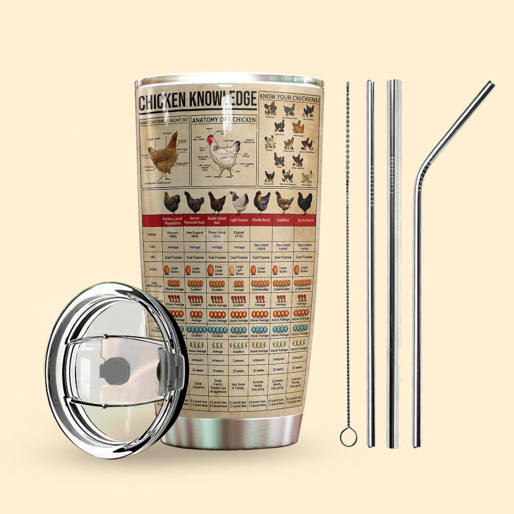 Chicken Lady Personalized Tumbler