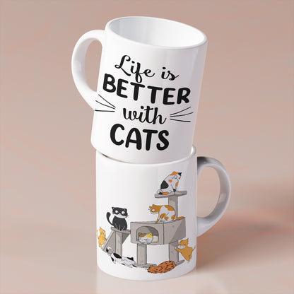 Cat Tower Coffee Mug