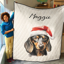 Load image into Gallery viewer, Personalized Pet Christmas Quilt
