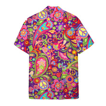 Load image into Gallery viewer, Hippi Pattern Custom Hawaii Button Shirt
