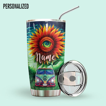 Hippie Life Personalized Tumbler