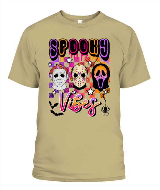 Halloween Spooky Vibes Graphic Apparel