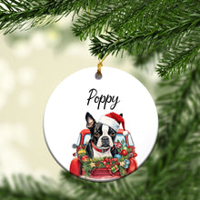 Load image into Gallery viewer, Personalized Dog Car Custom Ceramic Ornament
