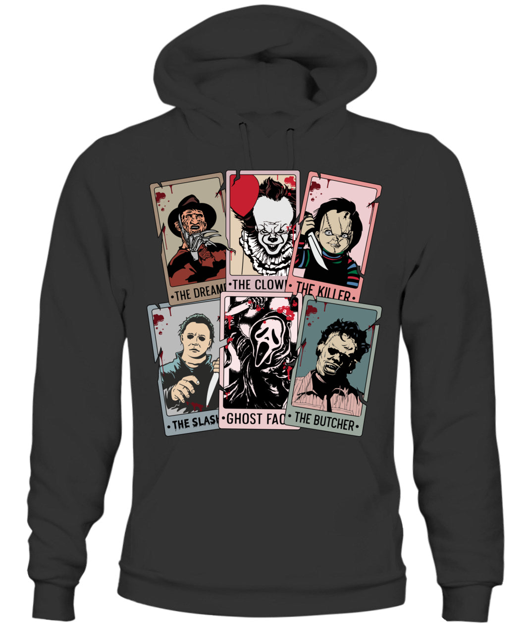 Halloween Horror Characters Graphic Apparel