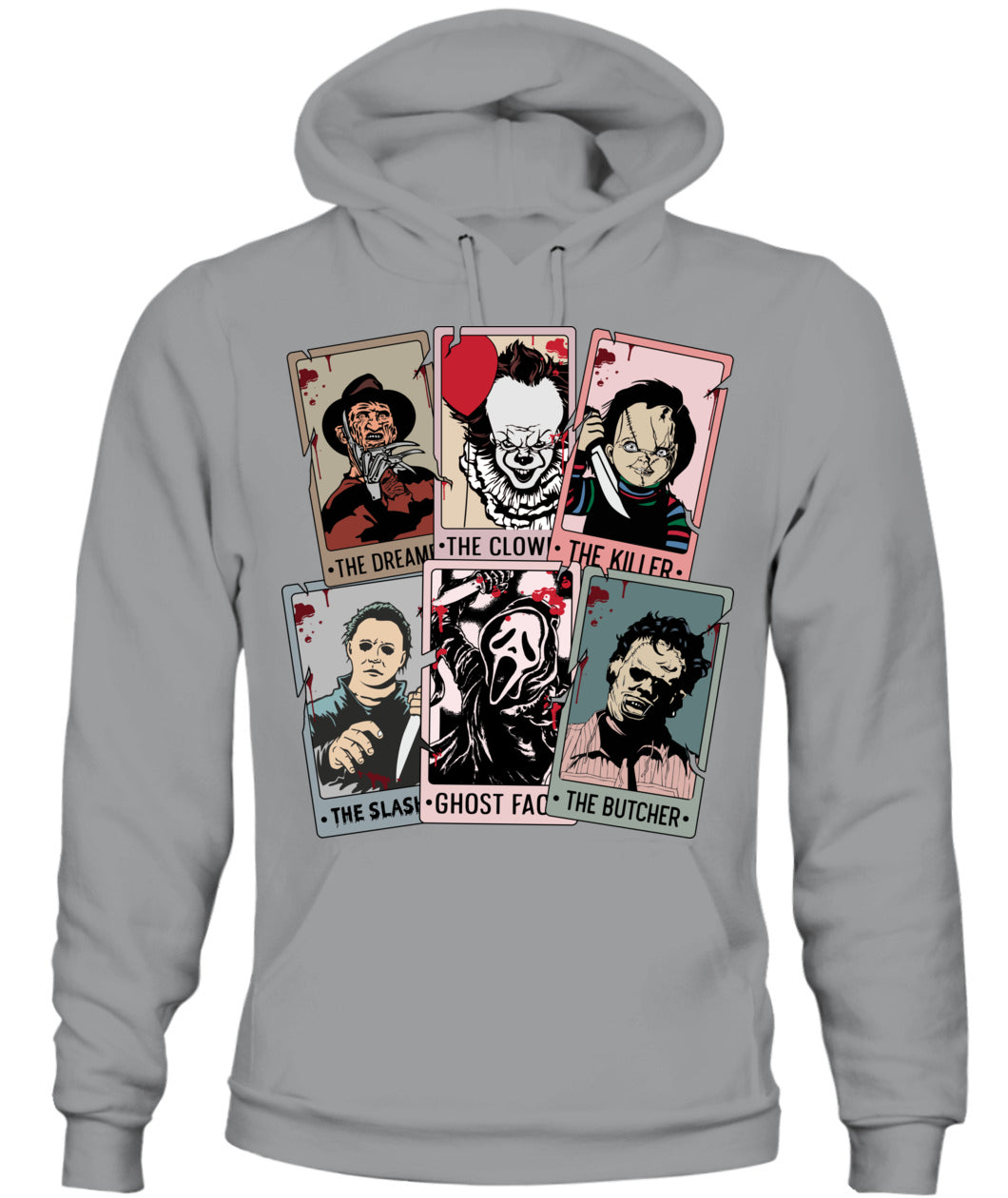 Halloween Horror Characters Graphic Apparel