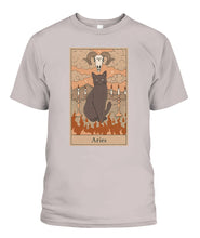 Load image into Gallery viewer, Aries Cat Custom Women&#39;s Tee &amp; Unisex Tee
