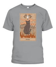 Load image into Gallery viewer, Aries Cat Custom Women&#39;s Tee &amp; Unisex Tee
