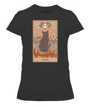 Load image into Gallery viewer, Aries Cat Custom Women&#39;s Tee &amp; Unisex Tee
