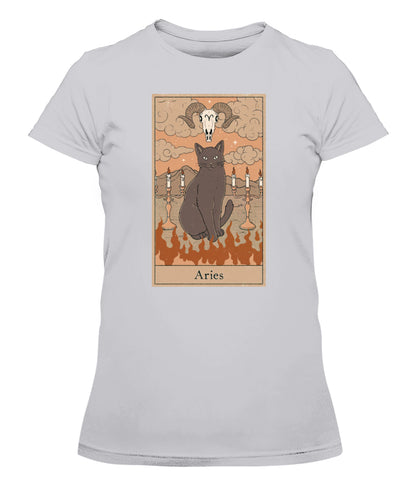 Aries Cat Custom Women's Tee & Unisex Tee