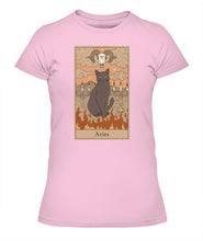 Load image into Gallery viewer, Aries Cat Custom Women&#39;s Tee &amp; Unisex Tee
