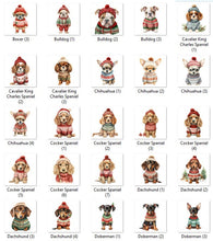 Load image into Gallery viewer, Personalized Pup In Ugly Sweater Custom Quilt
