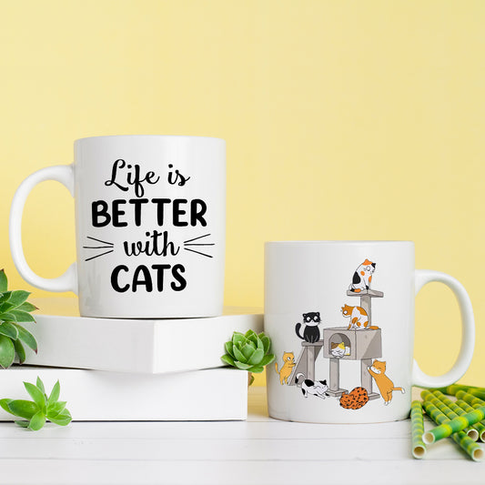 Cat Tower Coffee Mug
