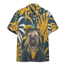 Load image into Gallery viewer, Pug Dog Hawaii Button Shirt
