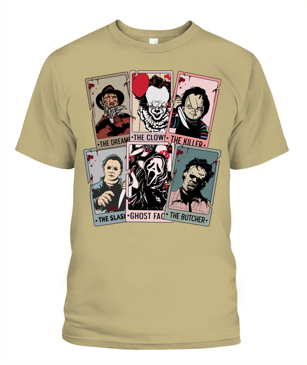 Halloween Horror Characters Graphic Apparel