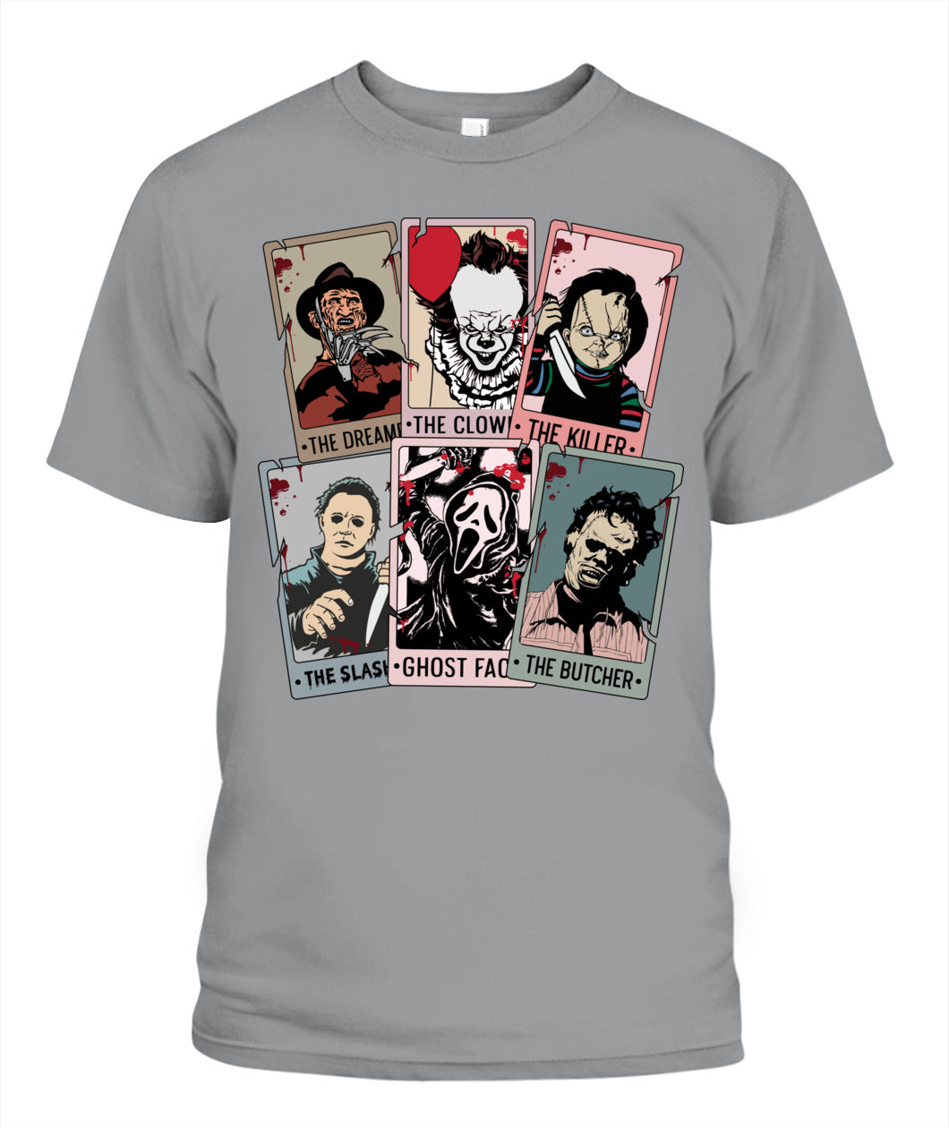 Halloween Horror Characters Graphic Apparel