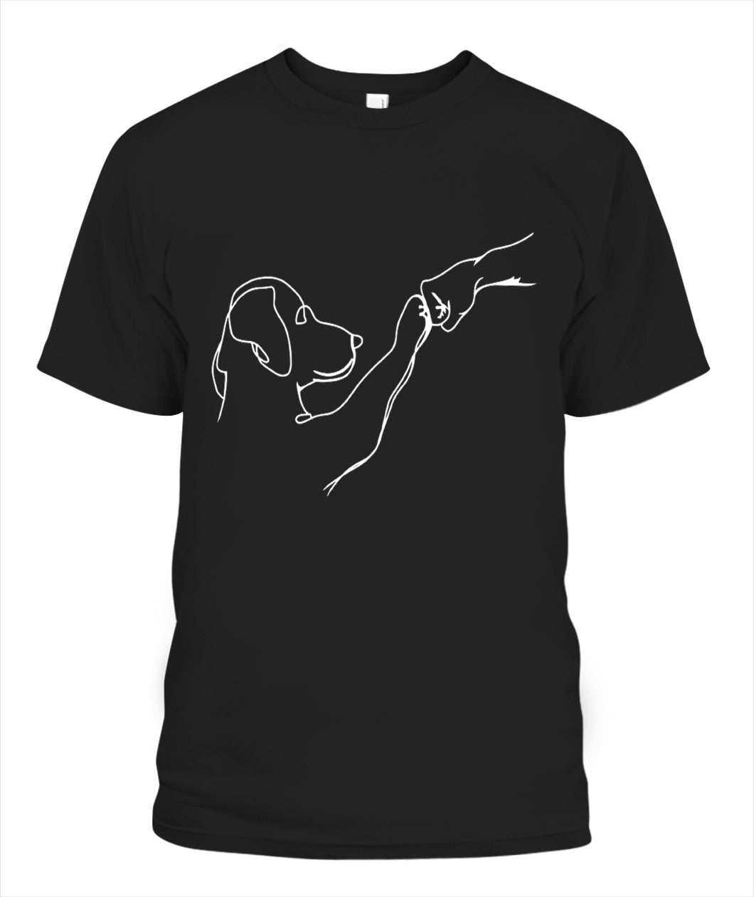 Dog High Five Graphic Apparel