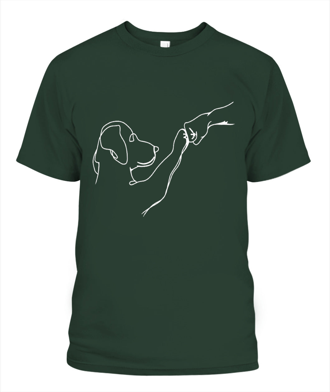 Dog High Five Graphic Apparel