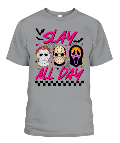 Halloween Slay All Day Graphic Apparel