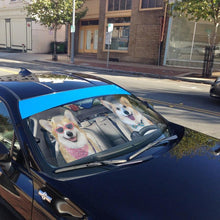 Load image into Gallery viewer, Love Corgi Dogs In Car Custom Car Auto Sunshade
