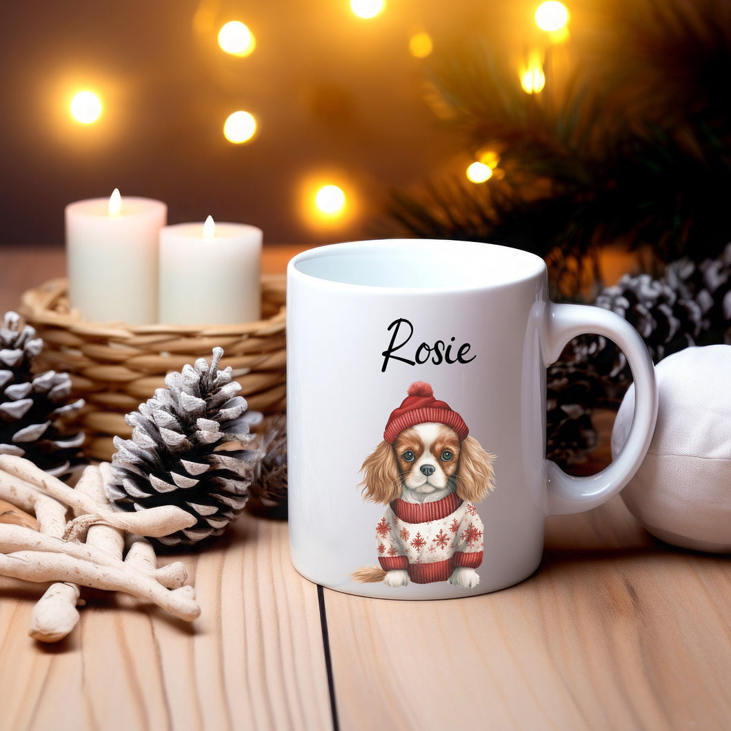 Personalized Pup In Ugly Sweater Custom Mug