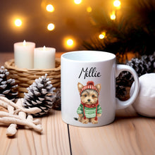 Load image into Gallery viewer, Personalized Pup In Ugly Sweater Custom Mug
