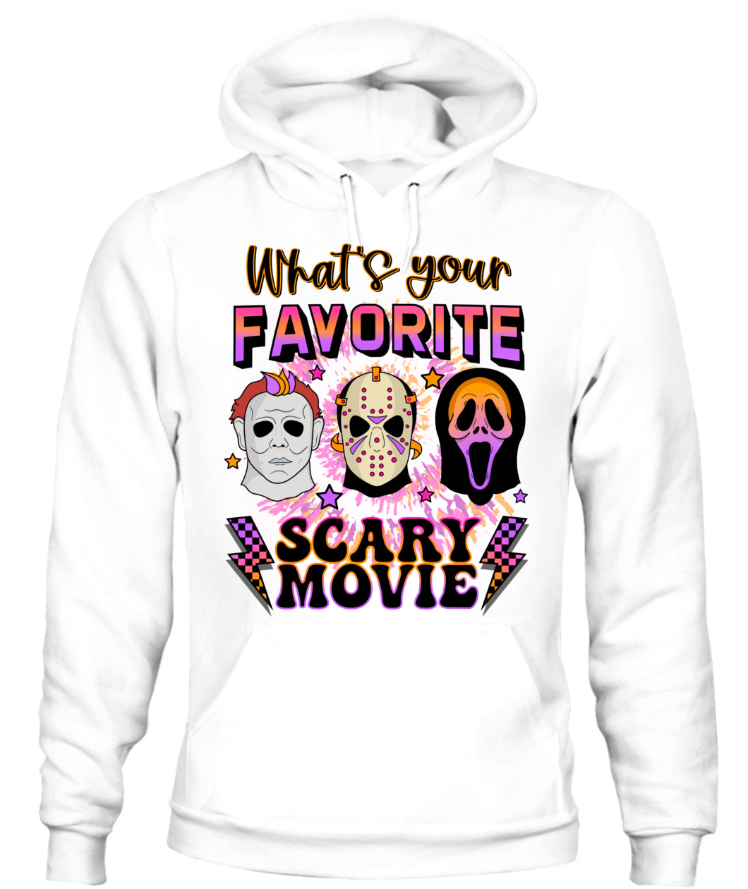 Halloween What's Your Favorite Scary Movie Graphic Apparel