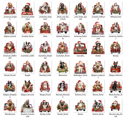 Personalized Dog Car Christmas Tumbler