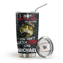 Load image into Gallery viewer, Fishing Don&#39;t Be Jealous Personalized Tumbler
